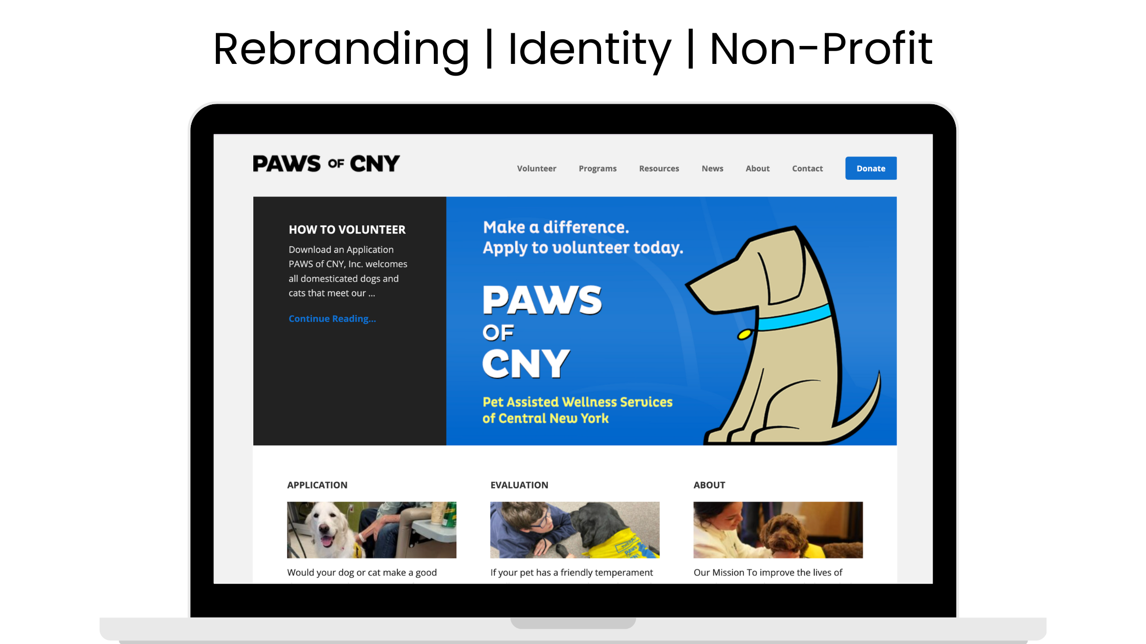 Rebranding Sunshine Friends to PAWS of CNY