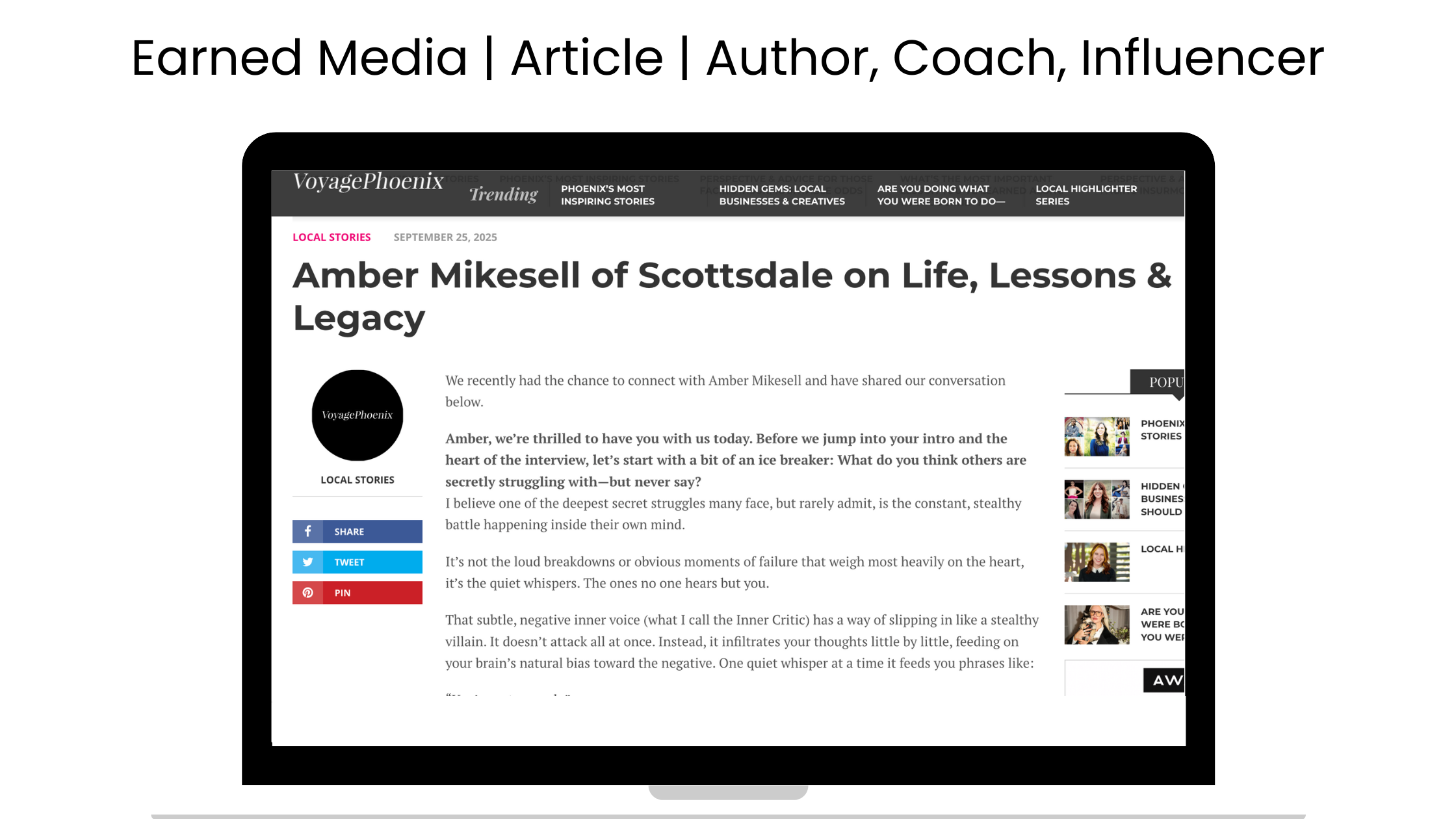 Amber Mikesell on Life, Lessons & Legacy